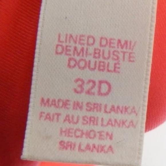 Victoria's Secret Lined Demi Bra Hot Pink - Picture 3 of 4